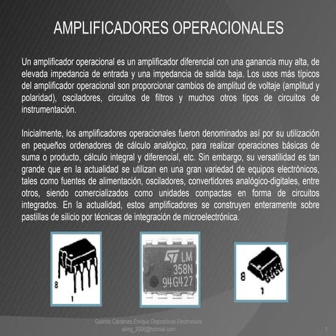 Amplificadores Operacionales