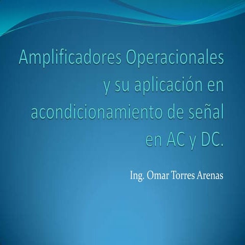 Amplificadores operacionales