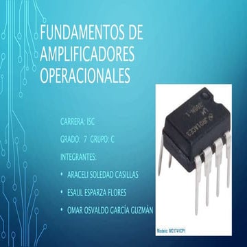 Amplificadores operacionales