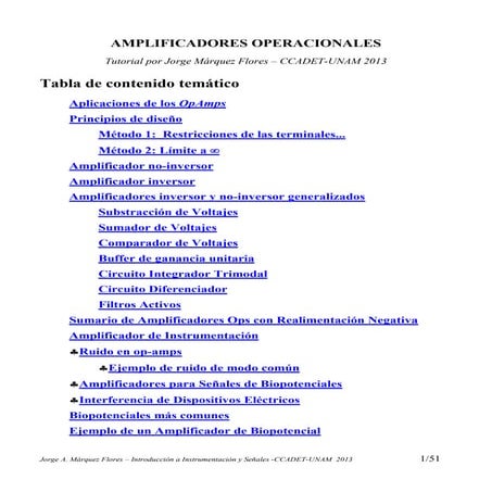Amplificadores operacionales 1