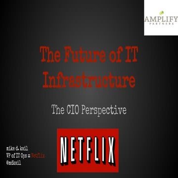 The Future of IT Infrastructure