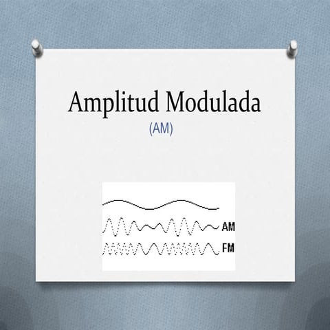 Amplitud modulada (am)