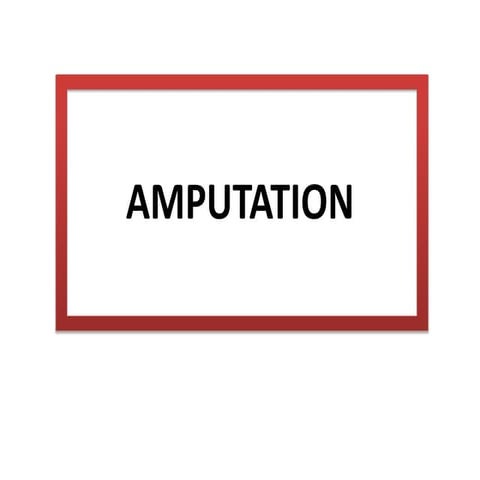 Amputation Orthopaedics
