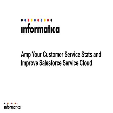 Amp Your Customer Service Statistics by Improving Data in Salesforce Service ...