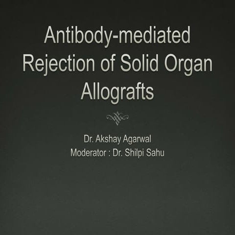 Antibody mediated rejection pathology histopathology