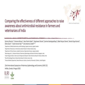 Comparing the effectiveness of different approaches to raise awareness about ...