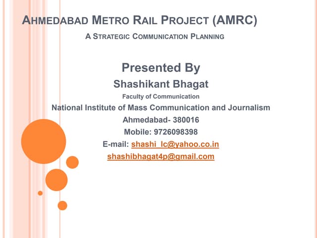 AMRC Presentation