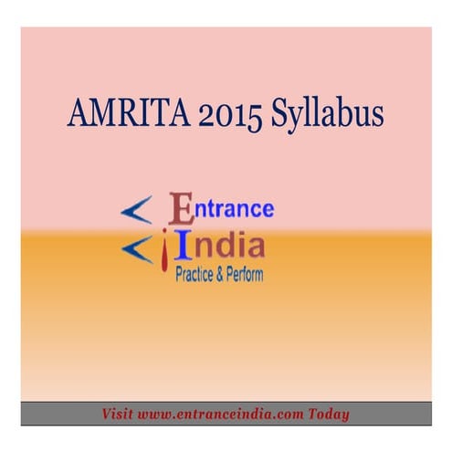 Amrita engg by entranceindia pdf