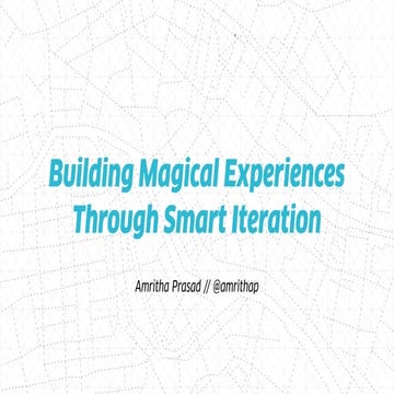 [WARM GUN 2014] Uber >> Amritha Prasad, "Building Magical Experiences Through...