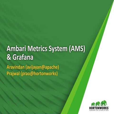 Apache Ambari Meetup - AMS & Grafana