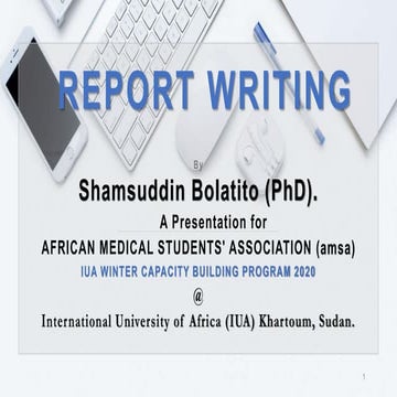 Report Writing 