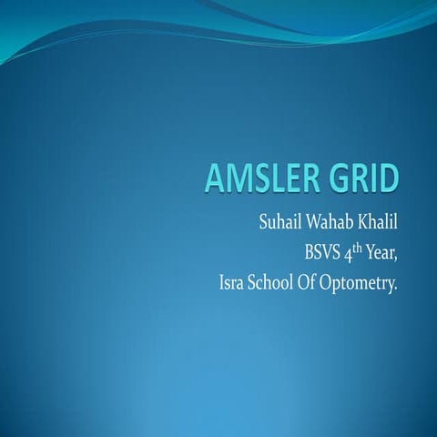 Amsler grid