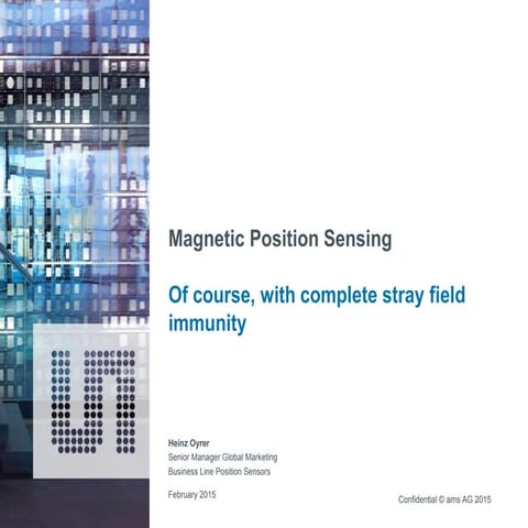 Magnetic Position Sensors 