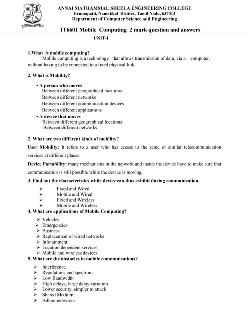 Eec702, dcn, important question