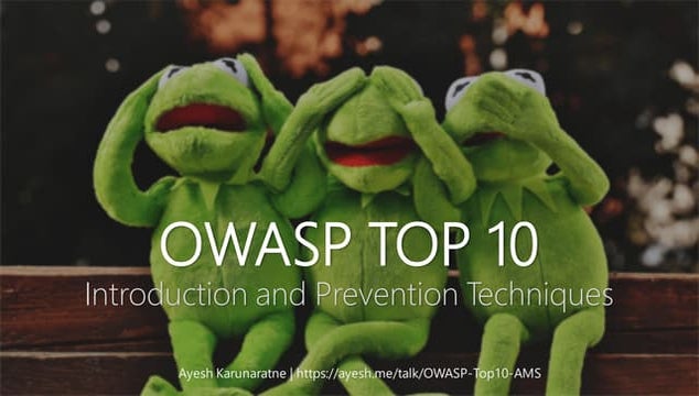 OWASP Top 10 - DrupalCon Amsterdam 2019