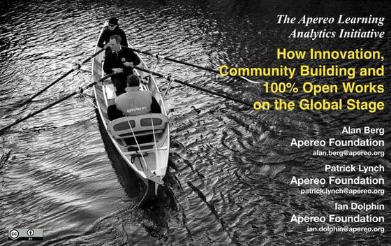 Apereo Learning Analytics Overview