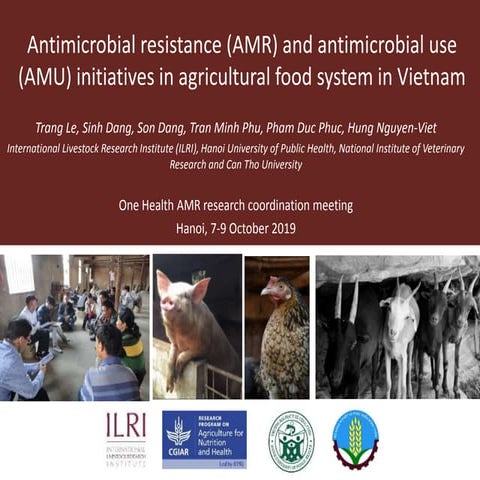 Antimicrobial resistance and antimicrobial use initiatives in agricultural fo...