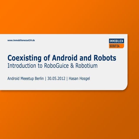Coexisting of Android & Robots