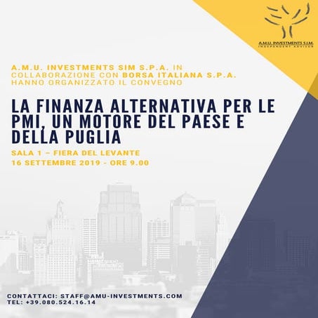 Amu evento 16 settembre 2019