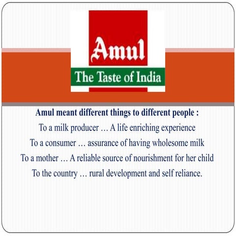 Amul presentation1