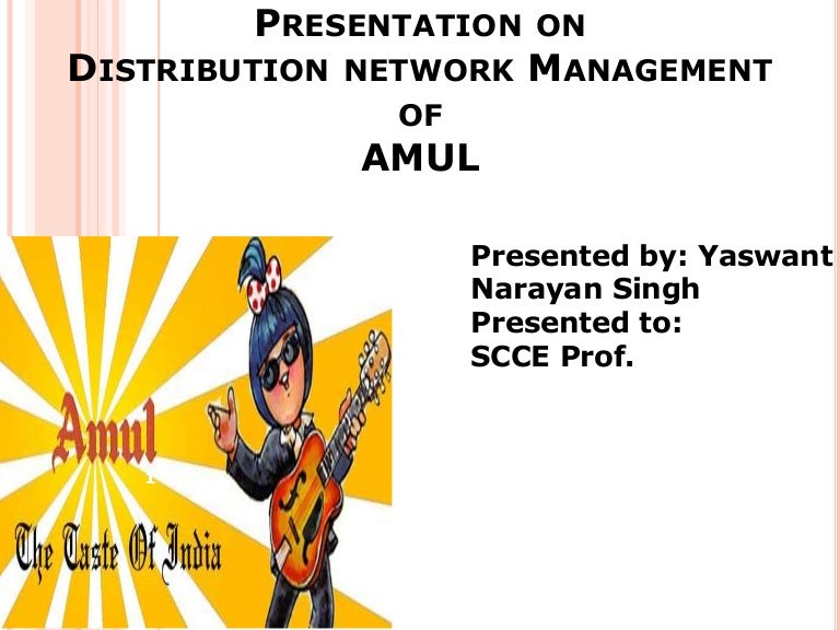 Amul distribution network