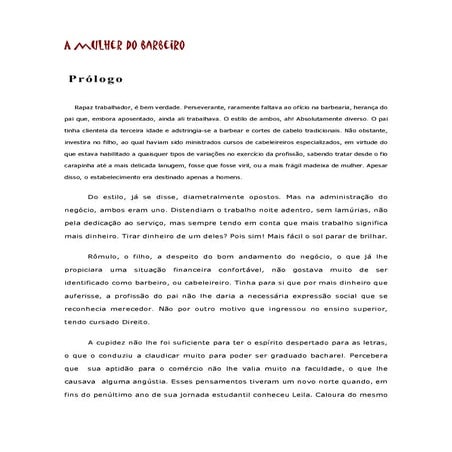 A mulher do barbeiro