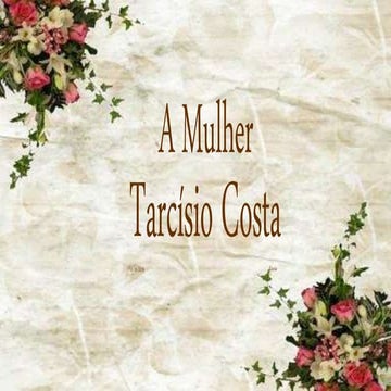 A mulher tarcísio costa