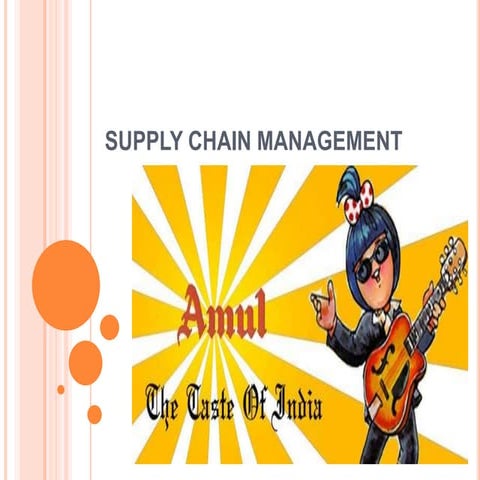 SALES AND CHANNEL MANAGEMENT OF AMUL | PPTX