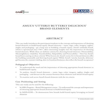 Amul’s ‘Utterly Butterly Delicious’ Brand Elements