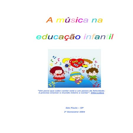 A musica na educacao infantil 01