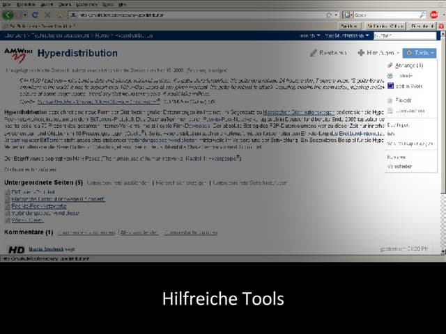 AMWiki - Hilfreiche Tools