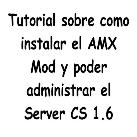 Amxmod Admin | PPT