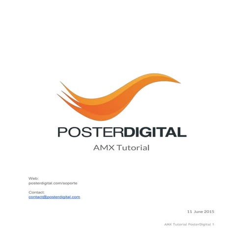 PosterDigital AMX Tutorial: How to connect your AMX player
