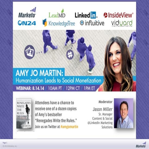 Amy Jo Martin: Humanization Leads to Social Monetization