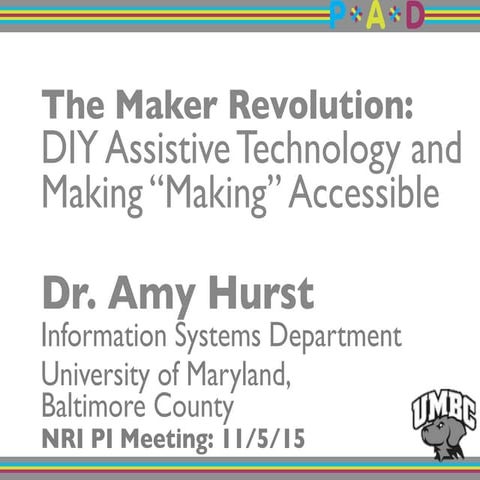 Amy Hurst -  The maker revolution