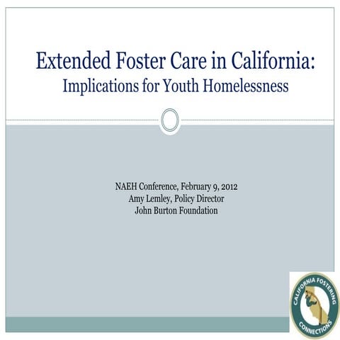 1.6 Improving Outcomes for Youth Aging Out of Foster Care 