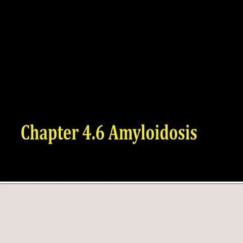 Amyloidosis
