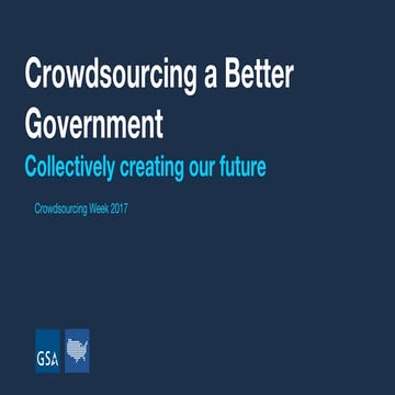 Crowdsourcing a Better Government 