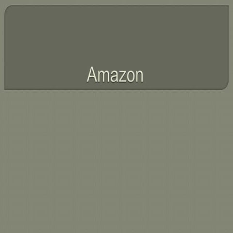 Amzon online shopping ppt