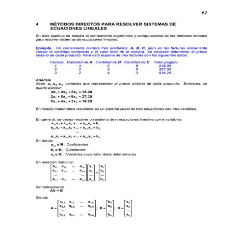 Método de Gauss Jordan | PDF