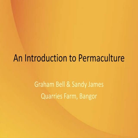 An introduction to permaculture