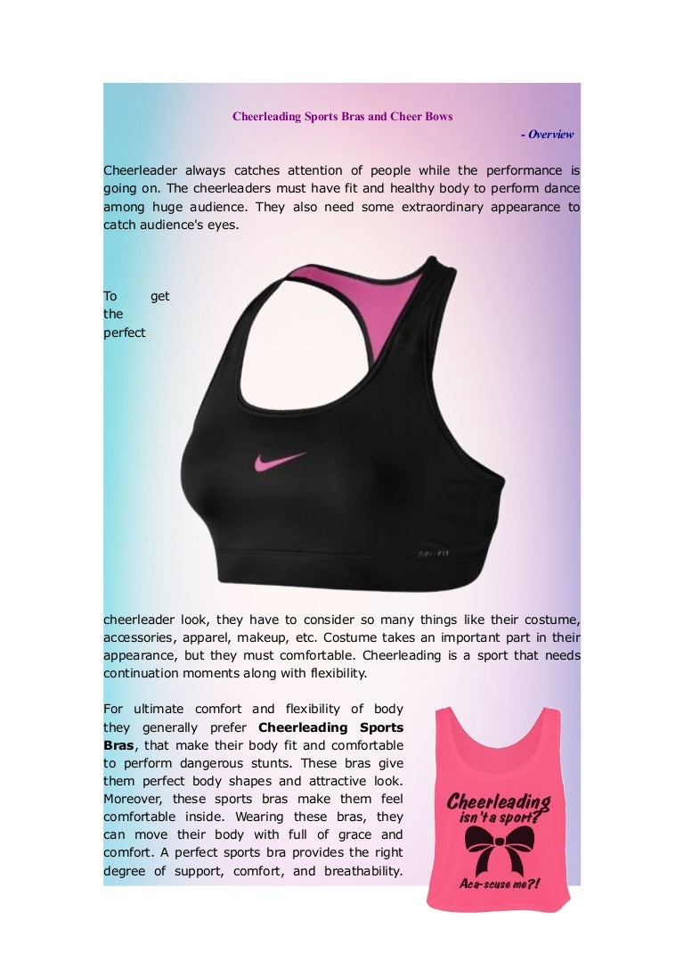 cheerleader bra