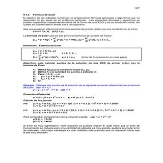 Ecuaciones diferenciales ordinarias...