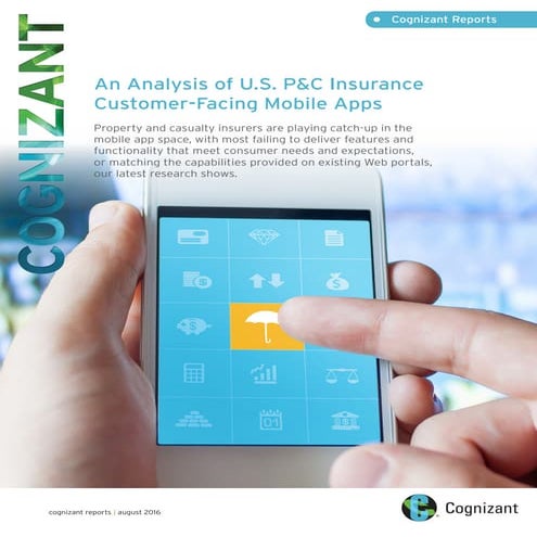 An Analysis of U.S. P&C Insurance Customer-Facing Mobile Apps