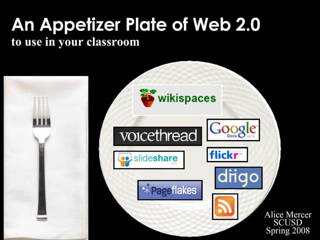 An Appetizer Plate Of Web 2