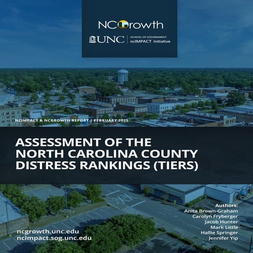 A report on the county distress rankings in NC | PDF