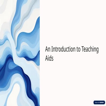 Types of teaching aids | PDF