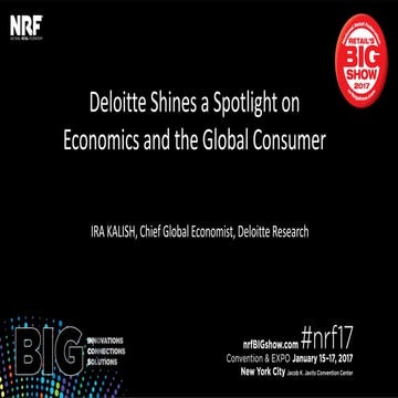 Deloitte Shines a Spotlight on Economics and the Global Consumer