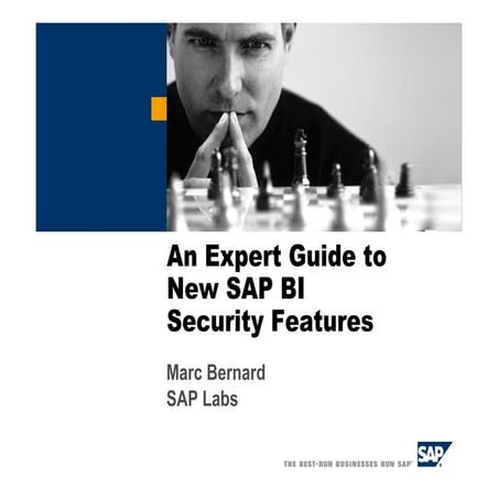 SAP BI Security Features