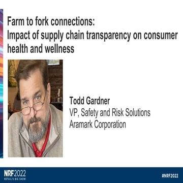 Farm to fork connections: Impact of supply chain transparency on consumer hea...